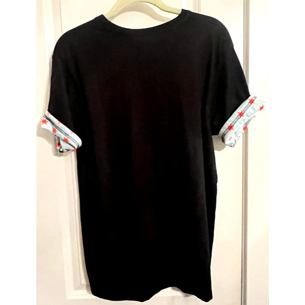 A S Authentic Chicago Stars Flag Reversible Sleeve Cuffs Size Large